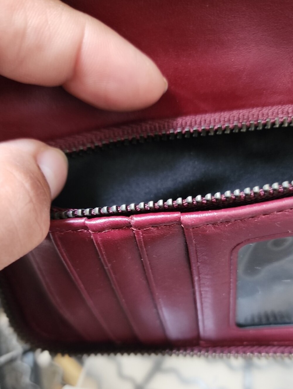 Marc by Marc Jacobs Raspberry Pink Leather Zip Wristlet - Picture 6 of 8